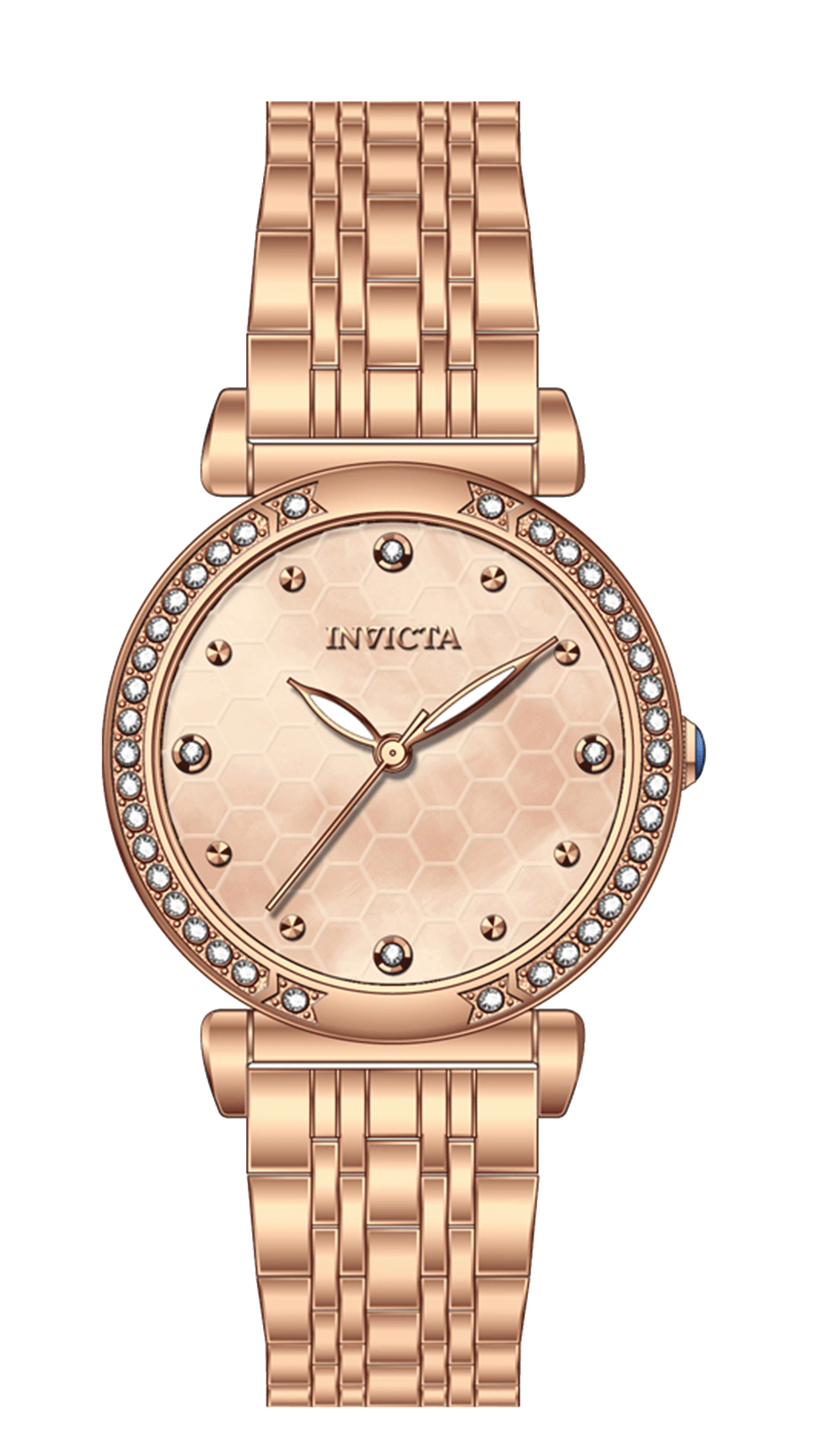 INVICTA Wildflower Quartz Movement Rose Gold Analog  Dial Watch For Ladies- 69289