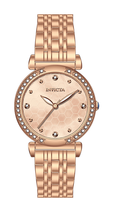 INVICTA Wildflower Quartz Movement Rose Gold Analog  Dial Watch For Ladies- 69289