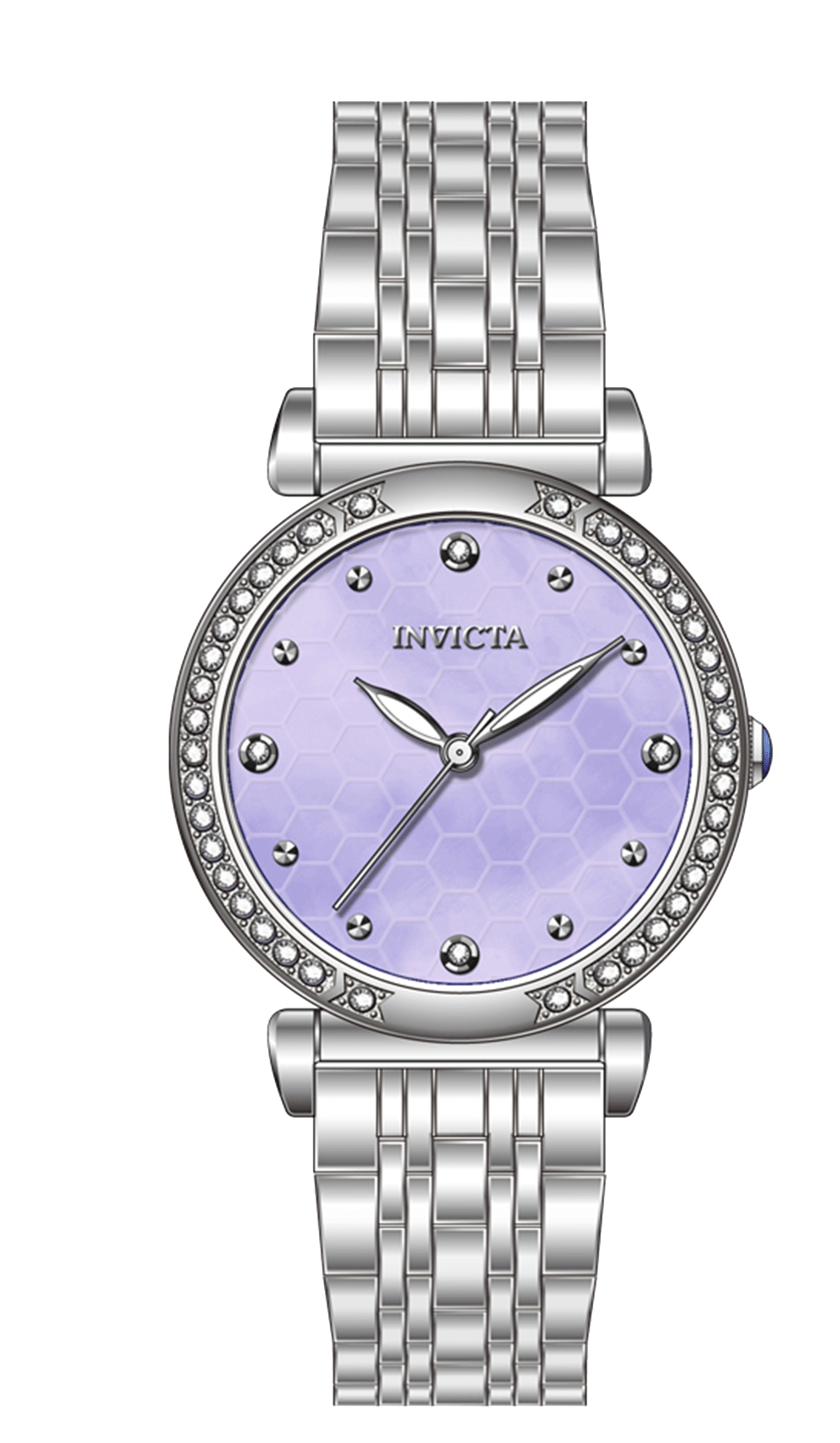INVICTA Wildflower Quartz Movement Purple Analog  Dial Watch For Ladies- 69291