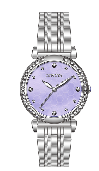 INVICTA Wildflower Quartz Movement Purple Analog  Dial Watch For Ladies- 69291