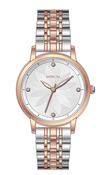 INVICTA Wildflower Quartz Movement White Analog  Dial Watch For Ladies- 69297