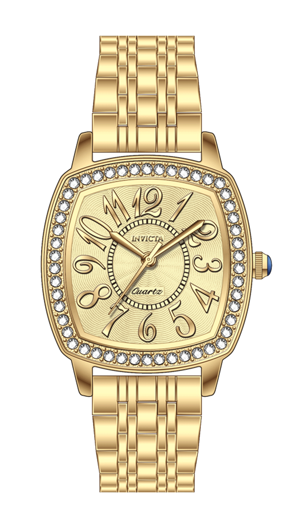 INVICTA Wildflower Quartz Movement Gold Analog  Dial Watch For Ladies- 69355