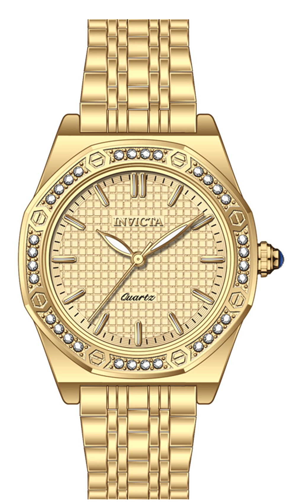 INVICTA Wildflower Quartz Movement Gold Analog  Dial Watch For Ladies- 69367