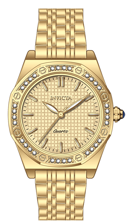 INVICTA Wildflower Quartz Movement Gold Analog  Dial Watch For Ladies- 69367