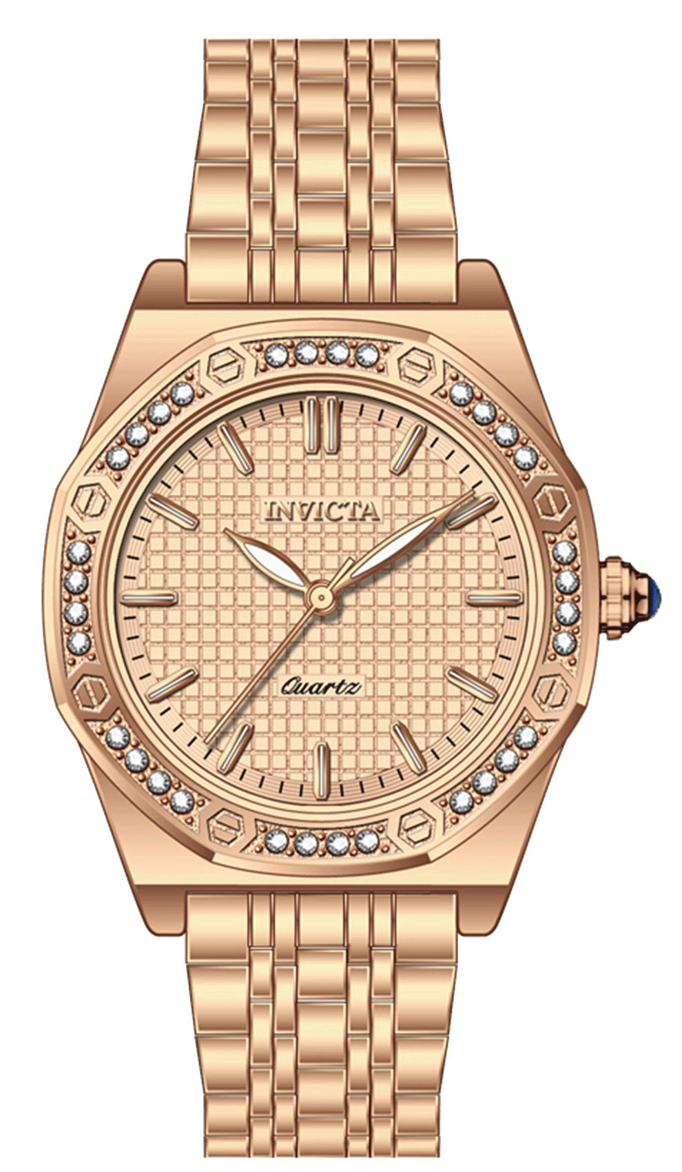 INVICTA Wildflower Quartz Movement Rose Gold Analog  Dial Watch For Ladies- 69370