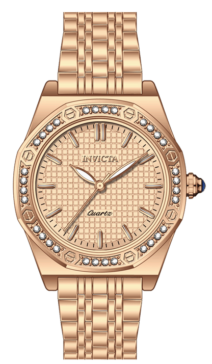 INVICTA Wildflower Quartz Movement Rose Gold Analog  Dial Watch For Ladies- 69370