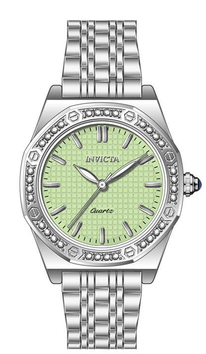 INVICTA Wildflower Quartz Movement Green Analog  Dial Watch For Ladies- 69374