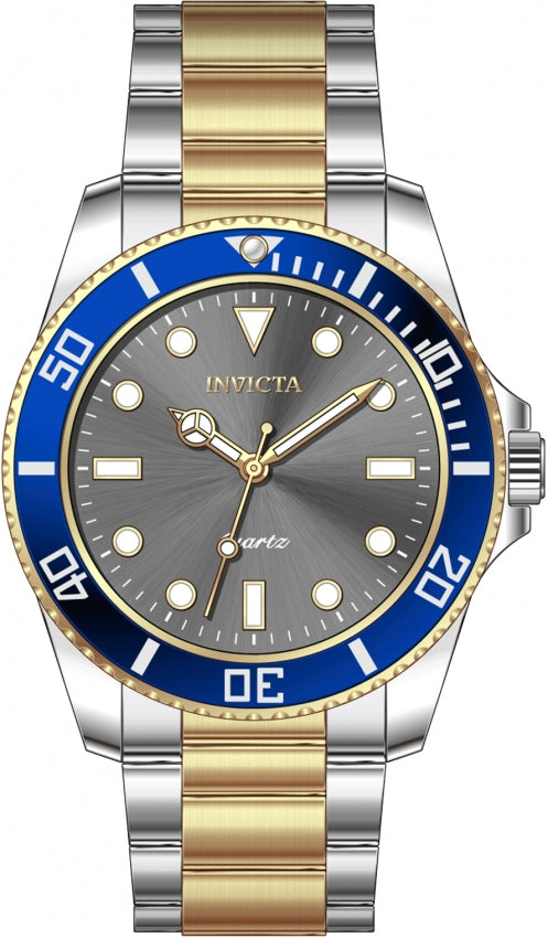 Invicta Pro Diver Quartz Charcol Dial Analog Watch For -  Gents 69399