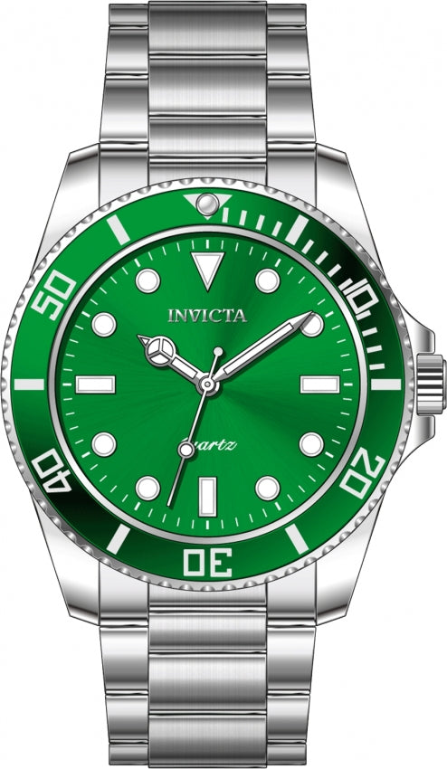 Invicta Pro Diver Quartz Green Dial Analog Watch For -  Gents 69403