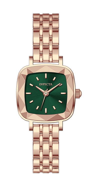 INVICTA Wildflower Quartz Movement Gold, Green Analog  Dial Watch For Ladies- 69414