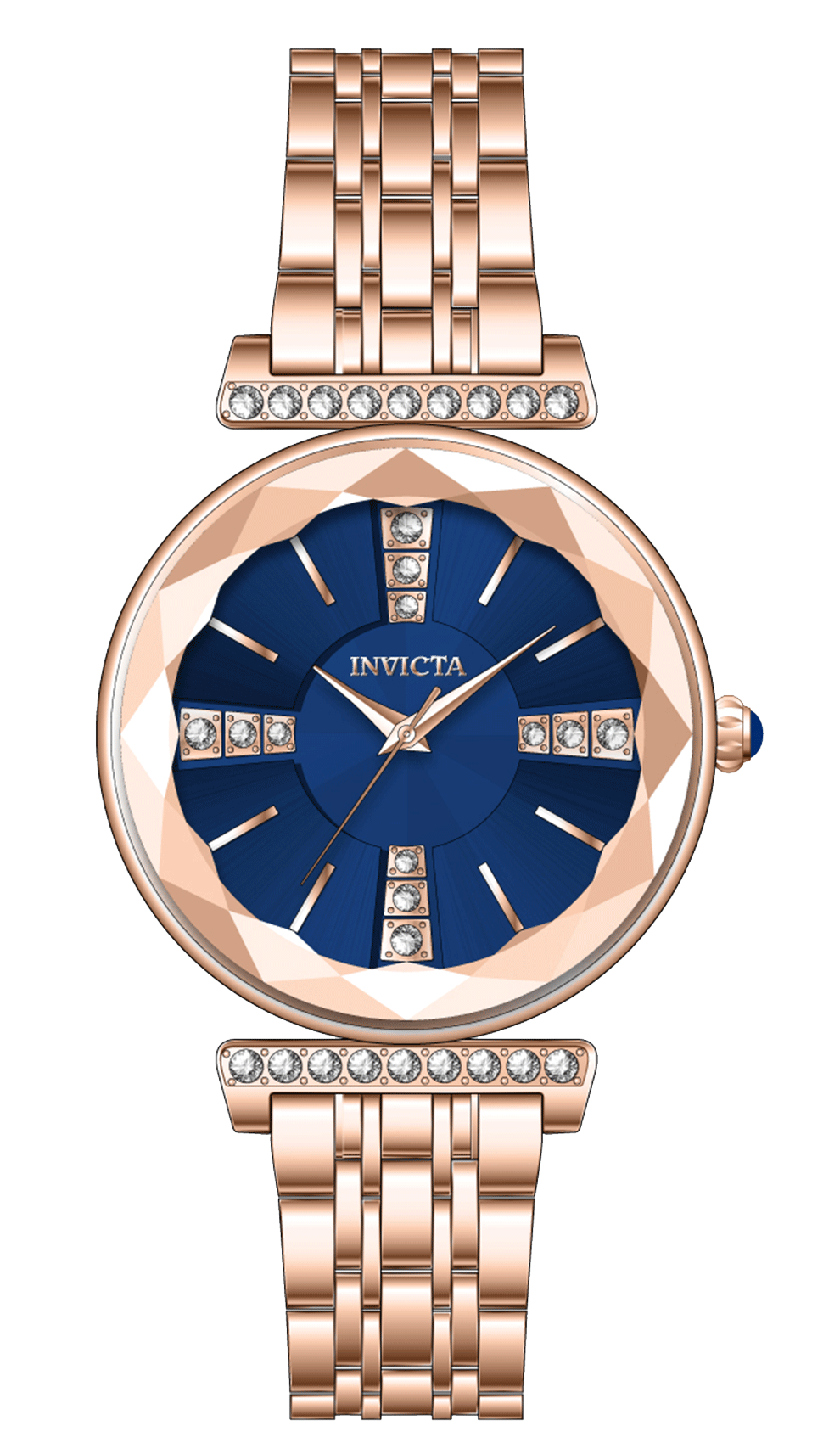 INVICTA Wildflower Quartz Movement Blue Analog  Dial Watch For Ladies- 69417