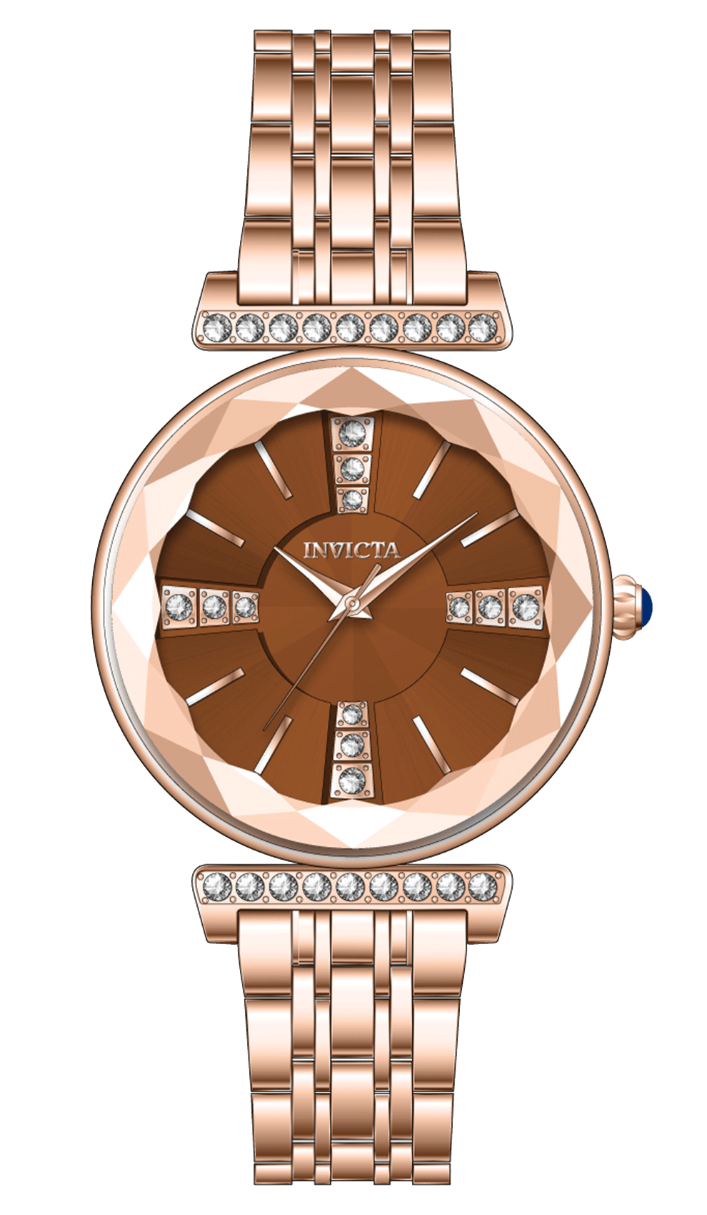 INVICTA Wildflower Quartz Movement Brown Analog  Dial Watch For Ladies- 69420