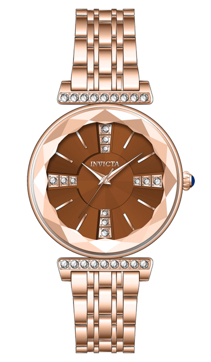 INVICTA Wildflower Quartz Movement Brown Analog  Dial Watch For Ladies- 69420