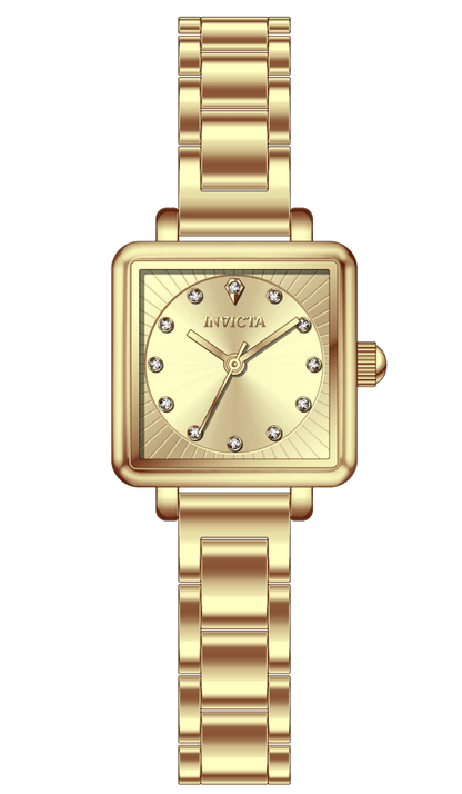 INVICTA Wildflower Quartz Movement Gold Analog  Dial Watch For Ladies- 69428