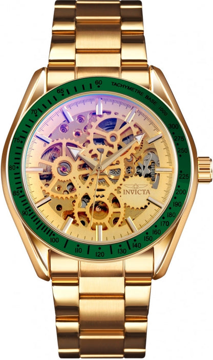 Invicta Objet D Art Automatic Gold Dial Analog Watch For -  Gents 69453