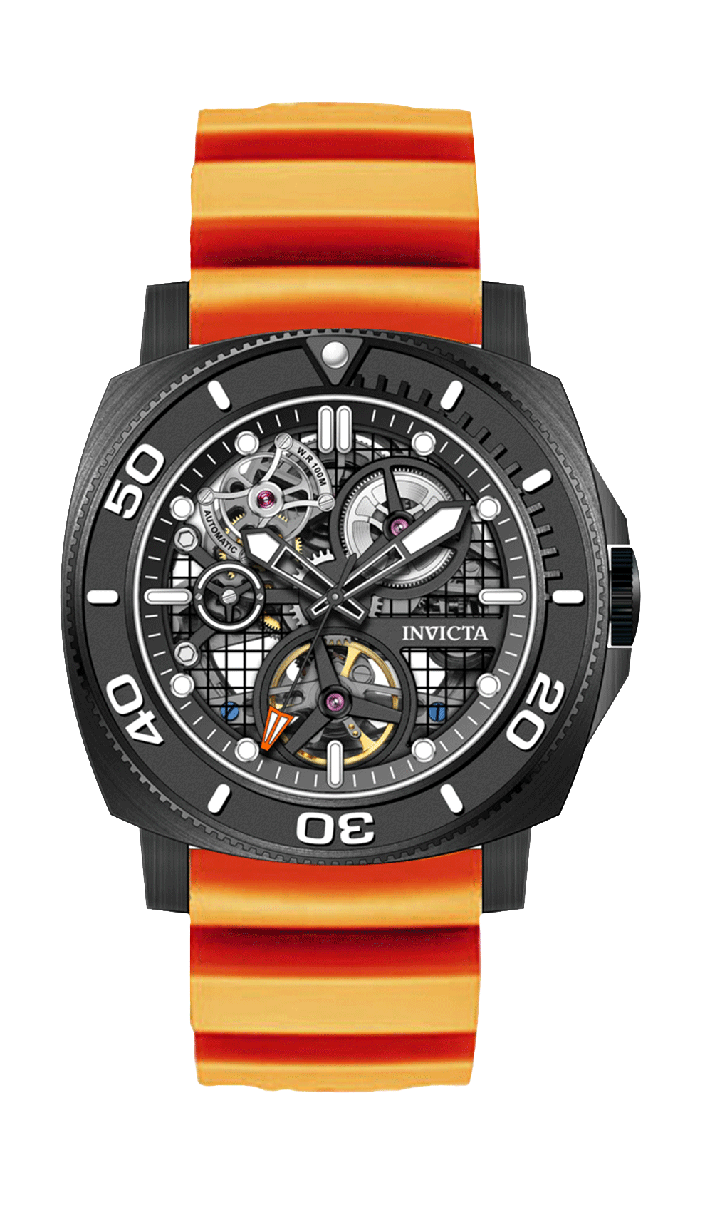 INVICTA Sea Hunter Automatic Movement Black Analog  Dial Watch For Gents- 69462