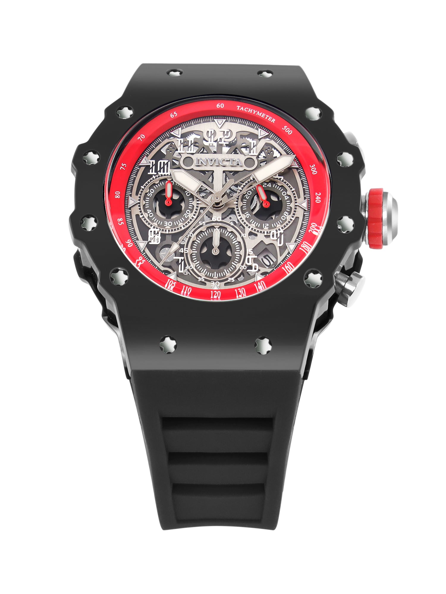 Invicta Racing Quartz Silver Dial Analog Watch For Gents - 69658