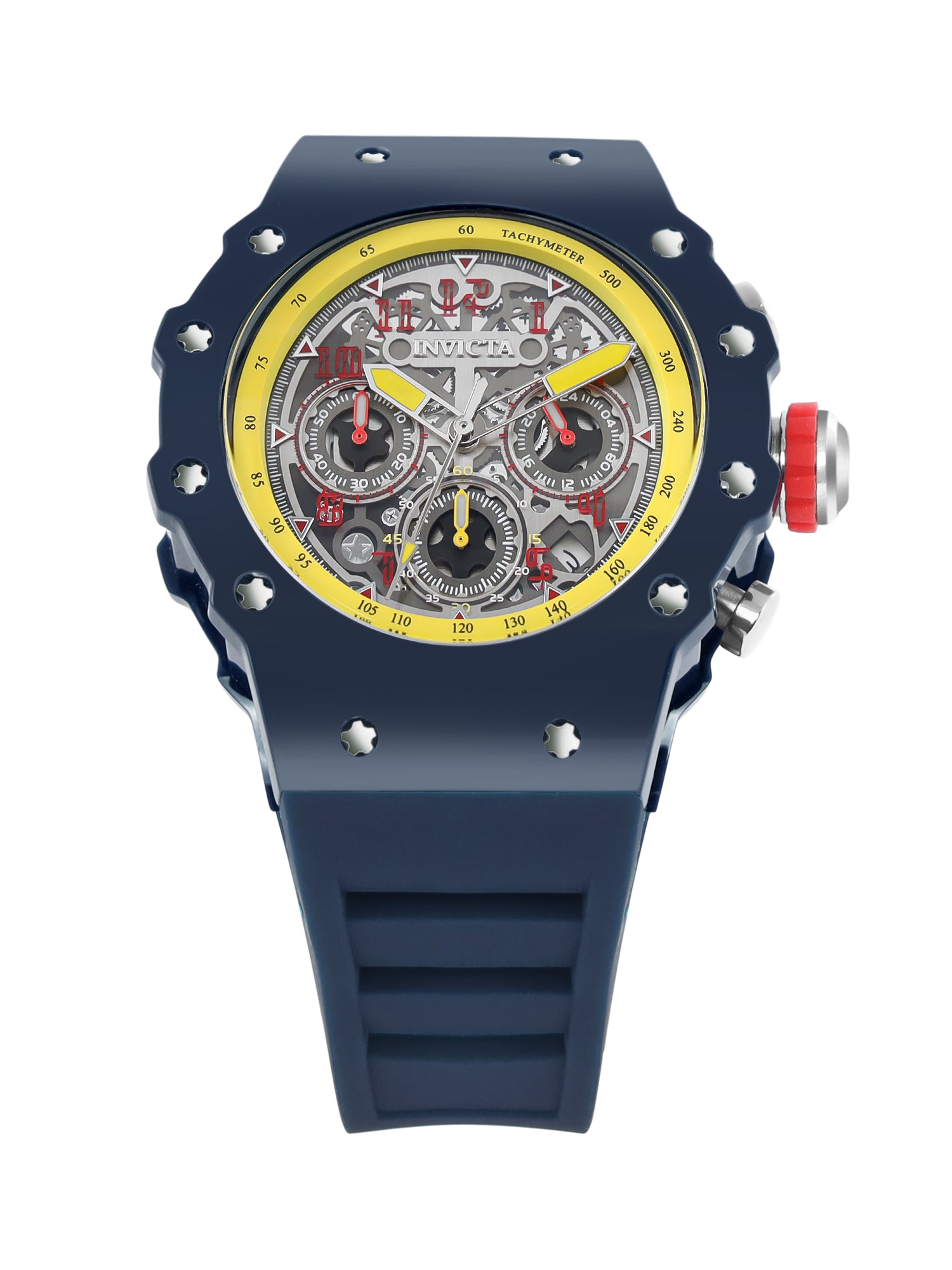 Invicta Racing Quartz Silver Dial Analog Watch For Gents - 69661