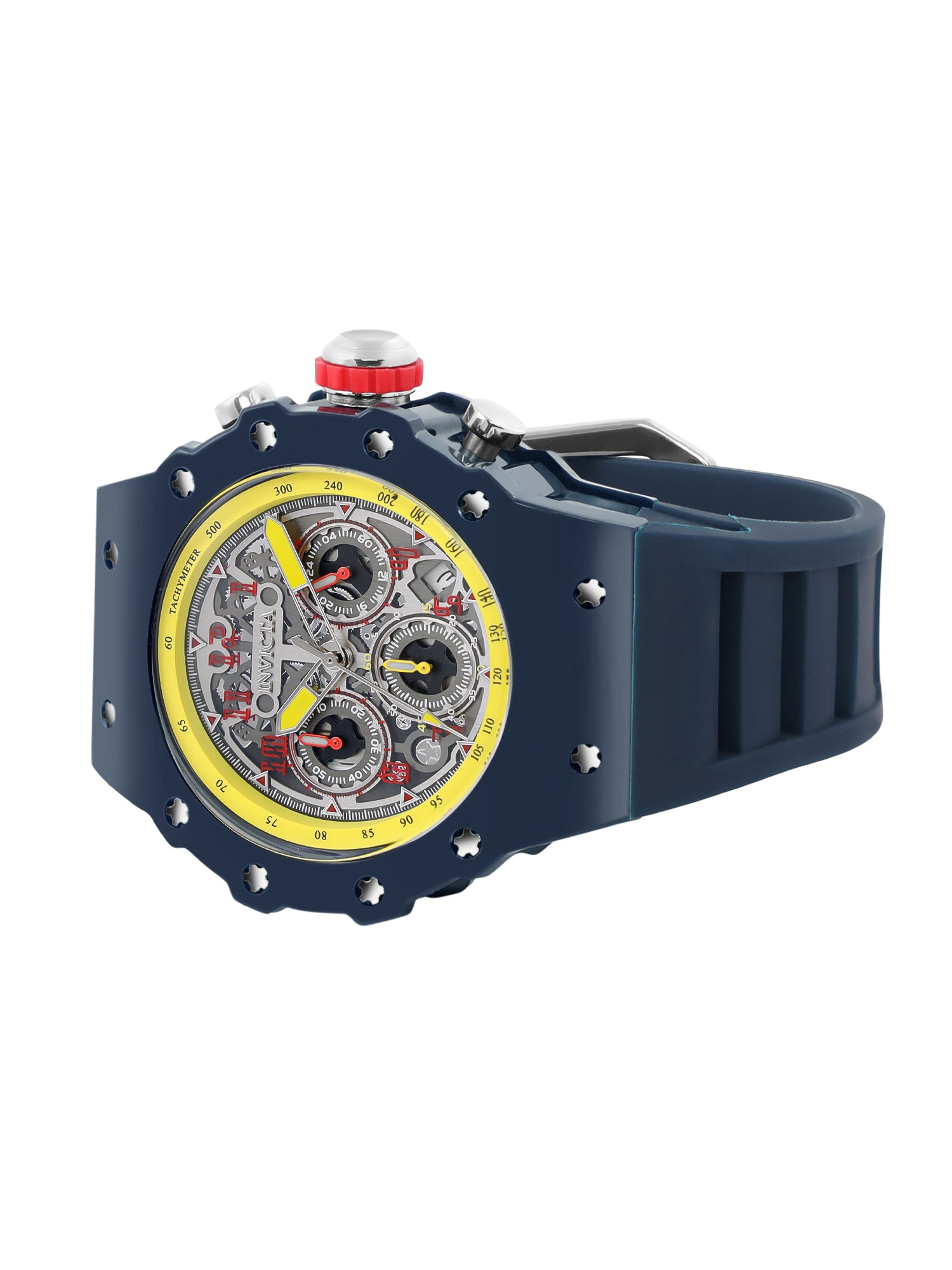 Invicta Racing Quartz Silver Dial Analog Watch For Gents - 69661