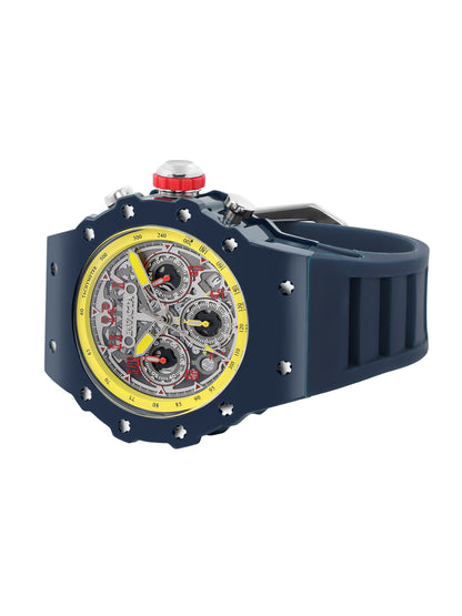 Invicta Racing Quartz Silver Dial Analog Watch For Gents - 69661
