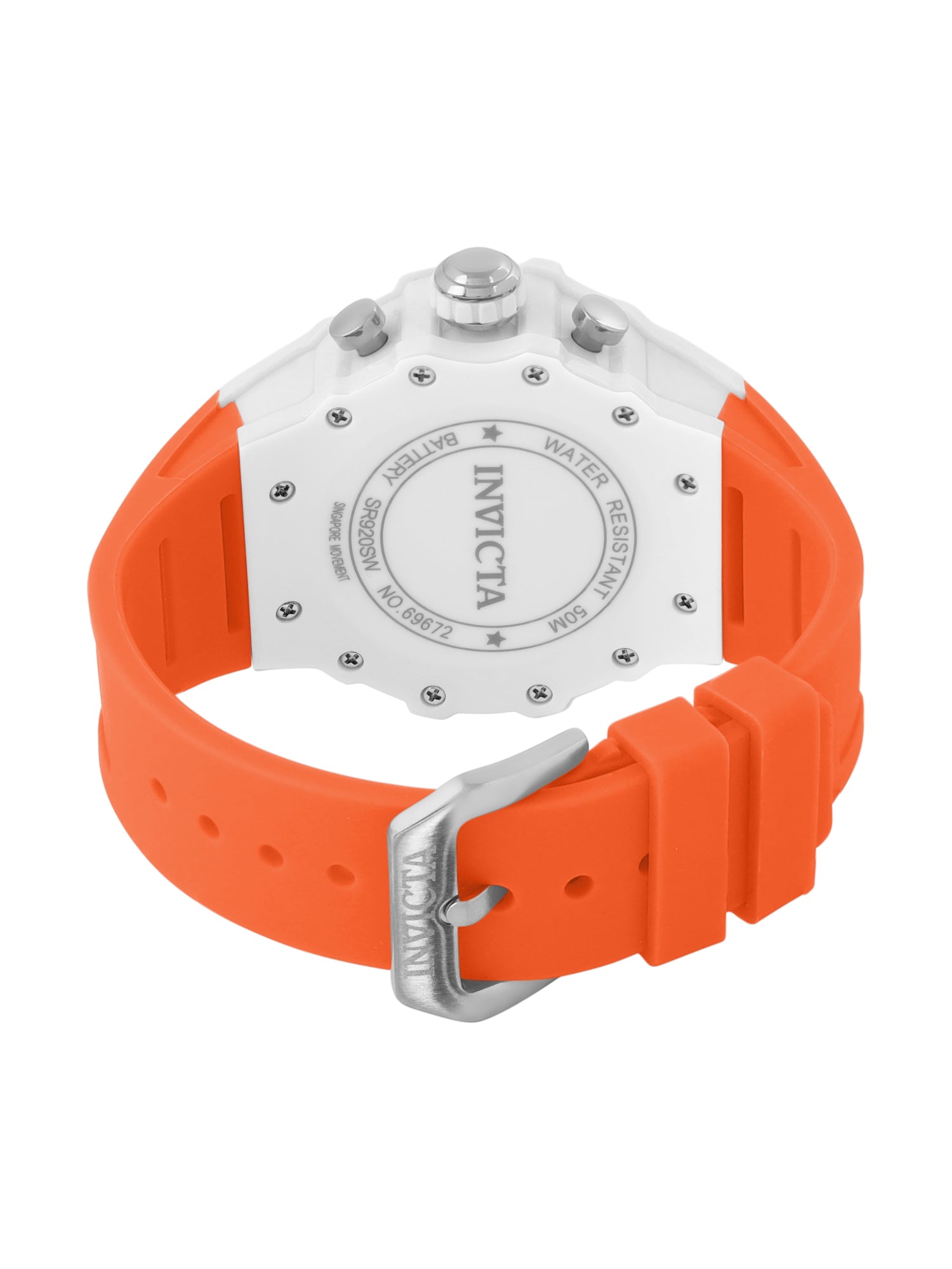 Invicta Racing Quartz Silver Dial Analog Watch For Gents - 69672