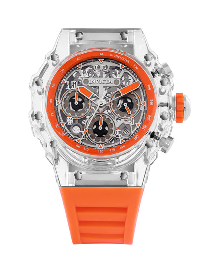 Invicta Racing Quartz Silver Dial Analog Watch For Gents - 69679