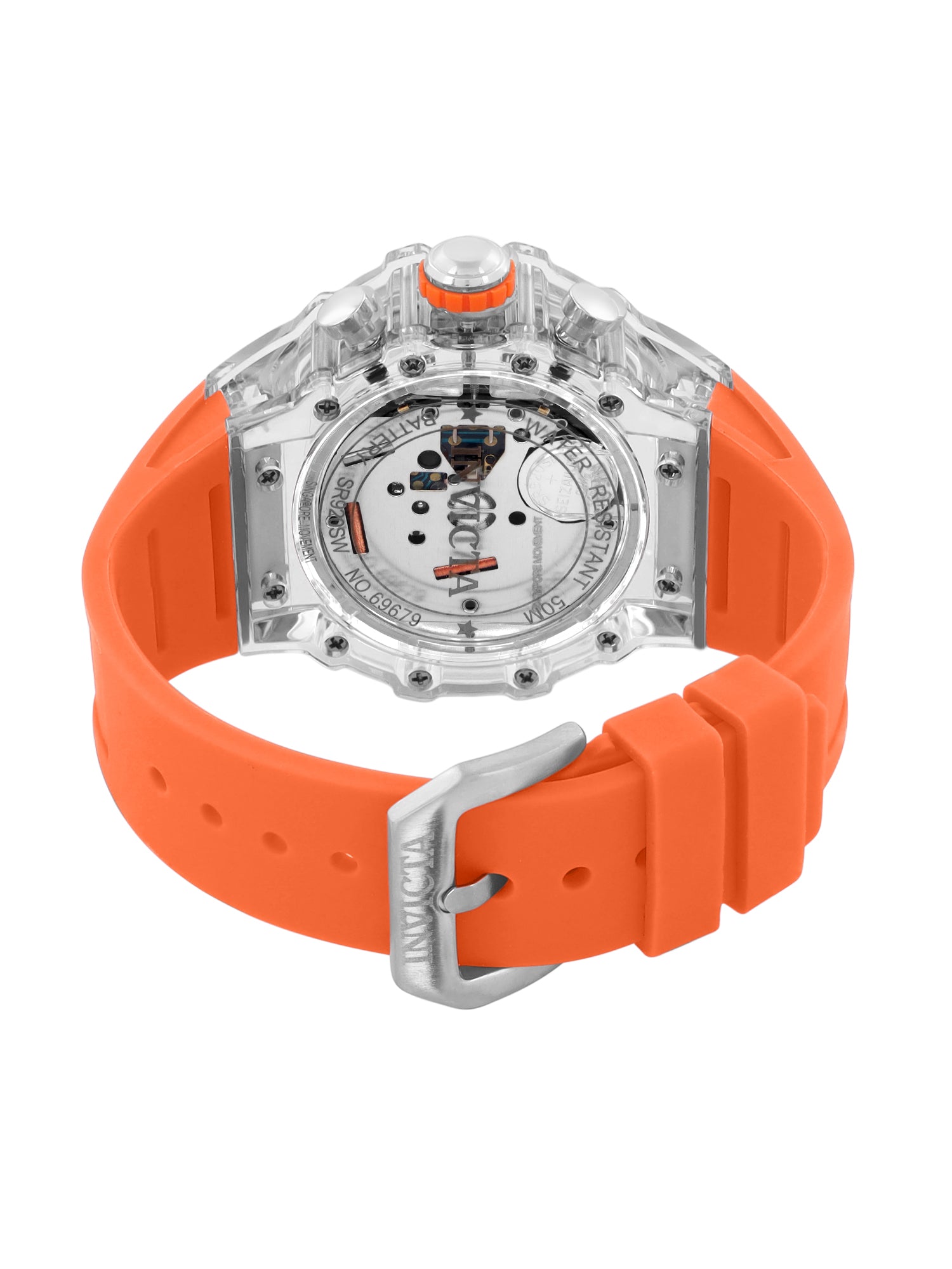 Invicta Racing Quartz Silver Dial Analog Watch For Gents - 69679