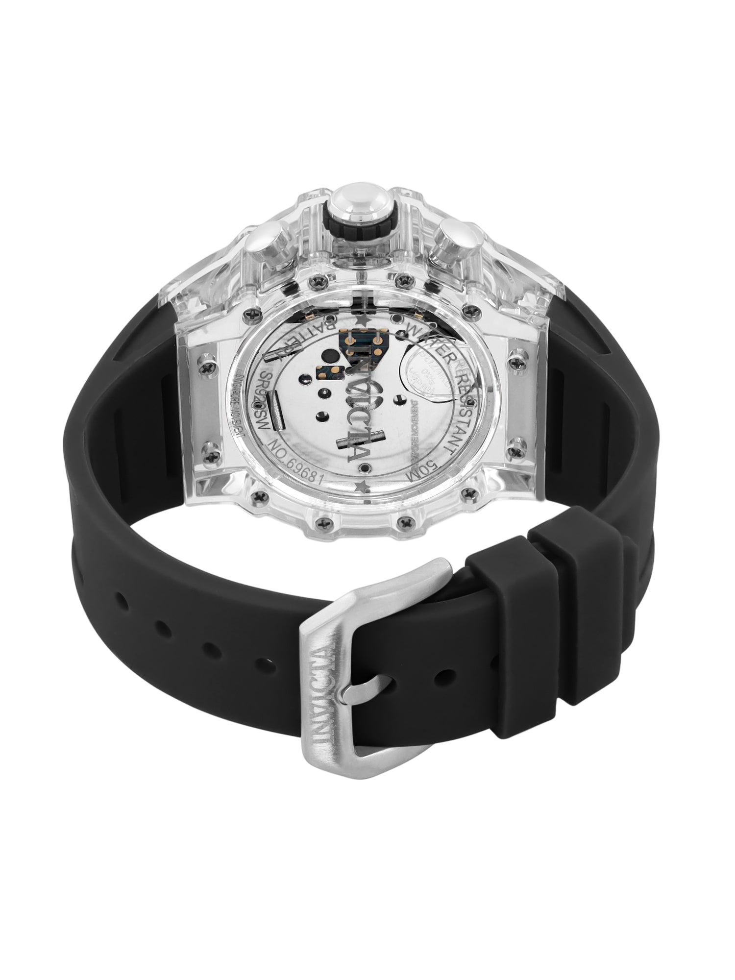 Invicta Racing Quartz Silver Dial Analog Watch For Gents - 69681