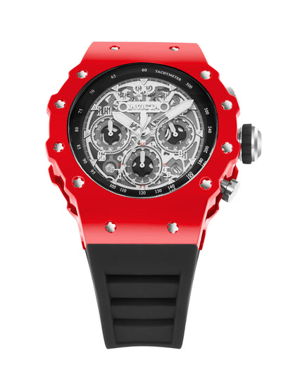 Invicta Racing Quartz Silver Dial Analog Watch For Gents - 69648
