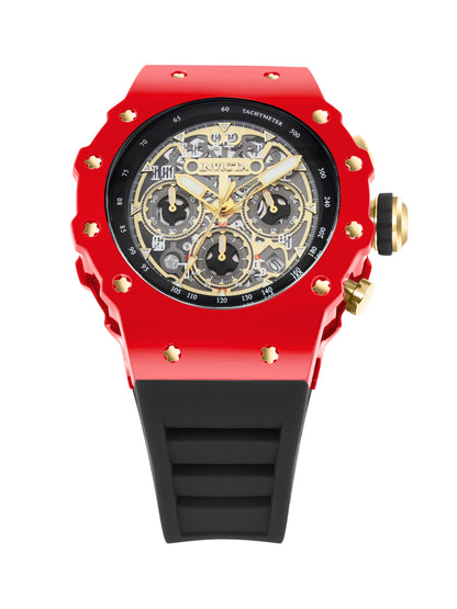 Invicta Racing Quartz Gold Dial Analog Watch For Gents - 69685