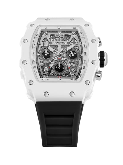 Invicta Racing Quartz Silver Dial Analog Watch For Gents - 69691