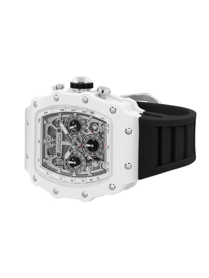 Invicta Racing Quartz Silver Dial Analog Watch For Gents - 69691