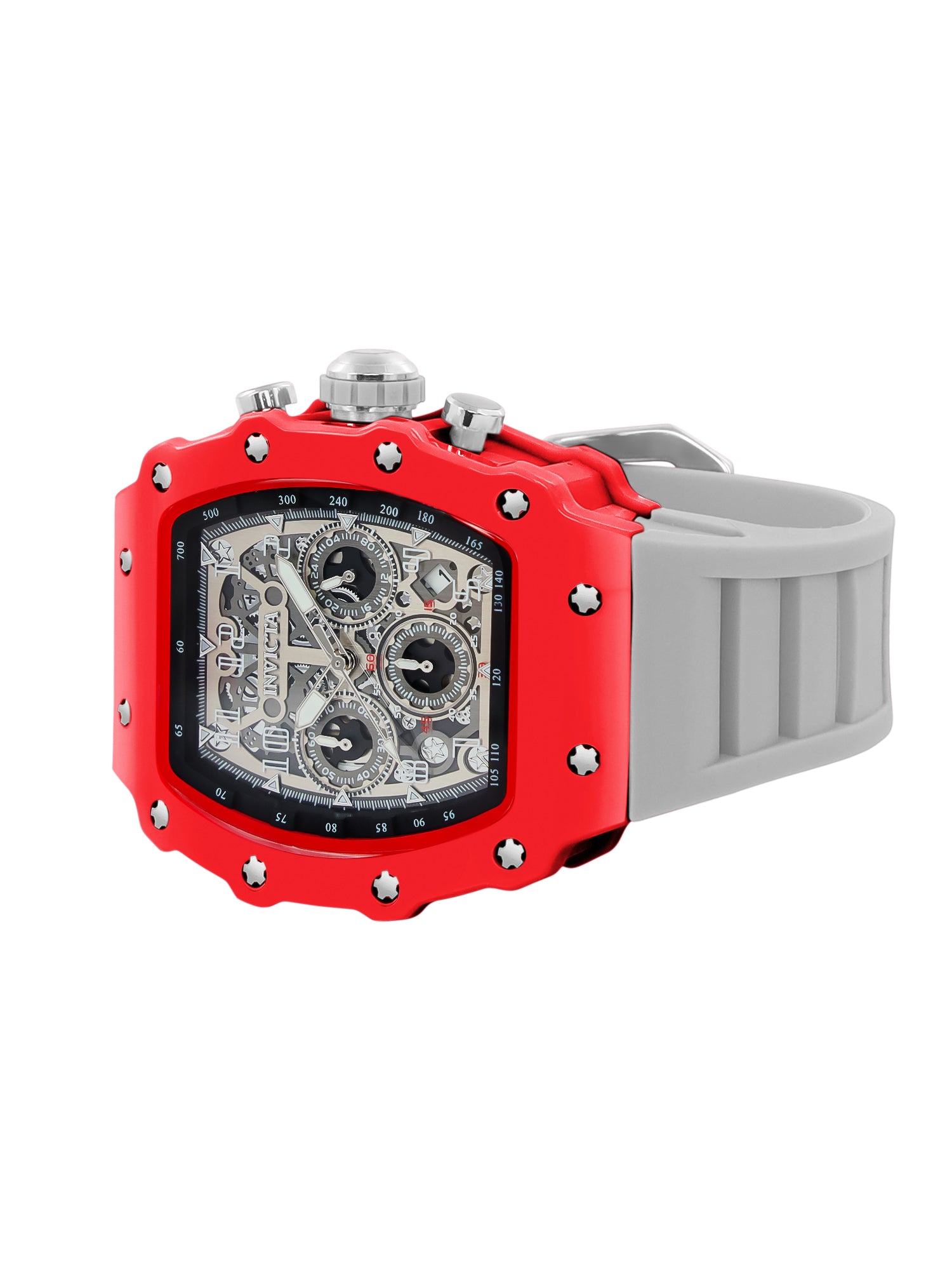 Invicta Racing Quartz Silver Dial Analog Watch For Gents - 69692