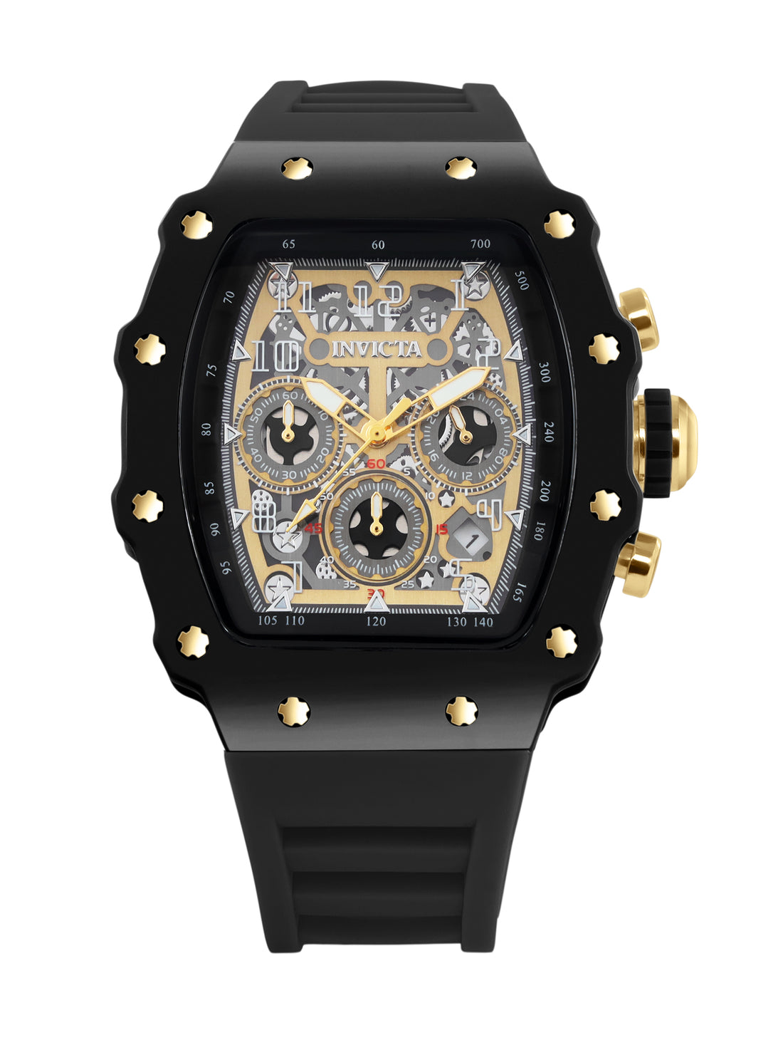 Invicta Racing Quartz Silver Dial Analog Watch For Gents - 69693
