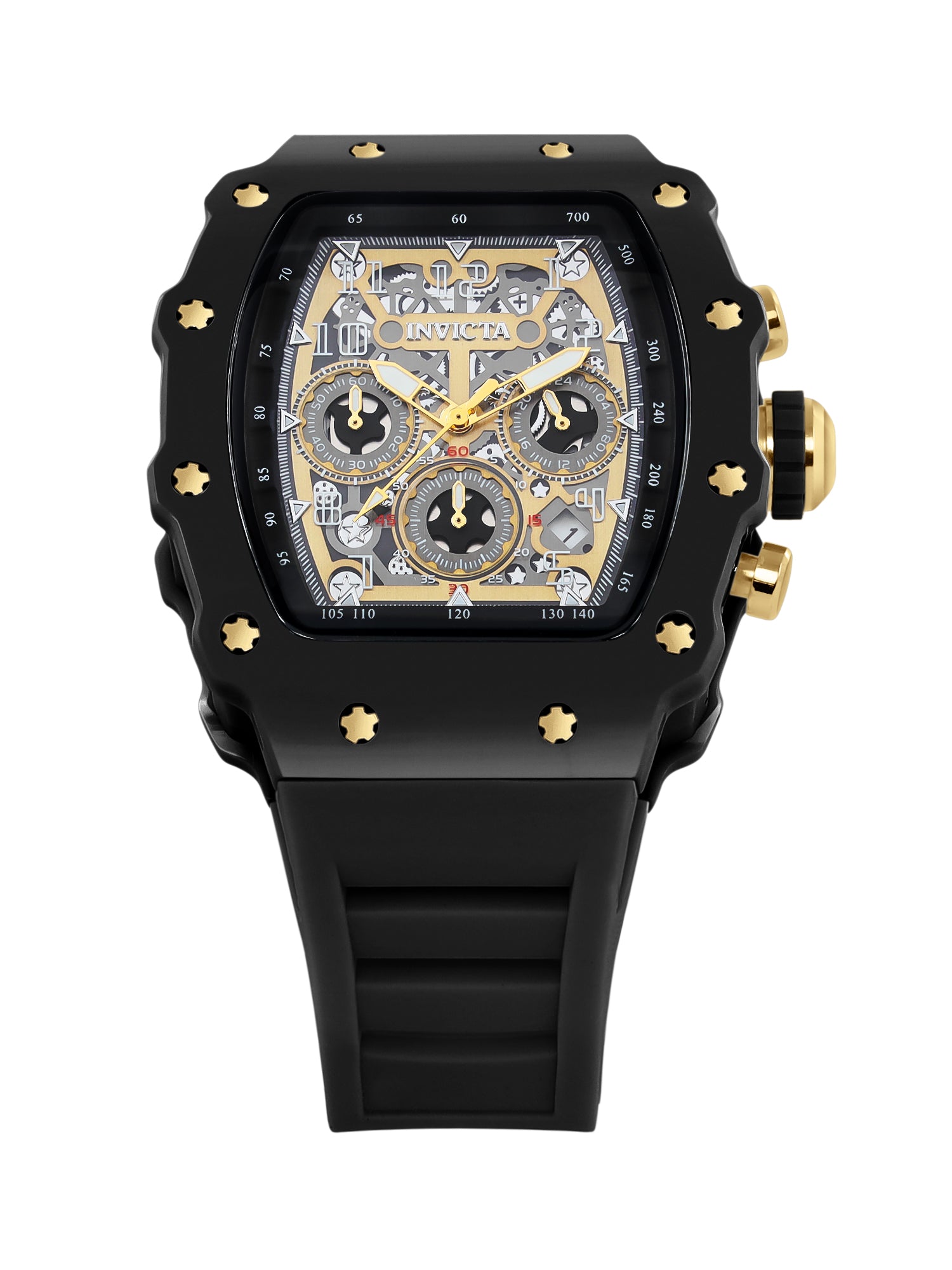 Invicta Racing Quartz Silver Dial Analog Watch For Gents - 69693