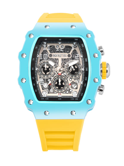 Invicta Racing Quartz Silver Dial Analog Watch For Gents - 69694