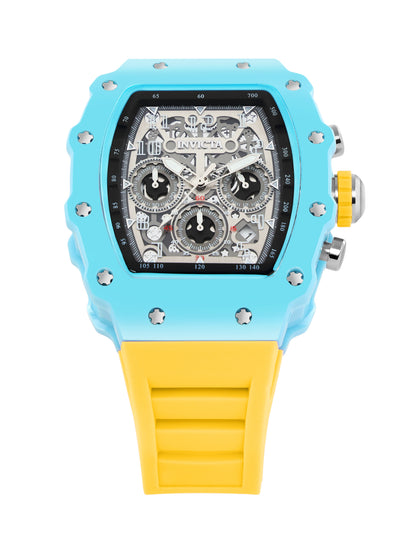 Invicta Racing Quartz Silver Dial Analog Watch For Gents - 69694