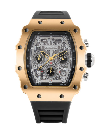 Invicta Racing Quartz Silver Dial Analog Watch For Gents - 69698
