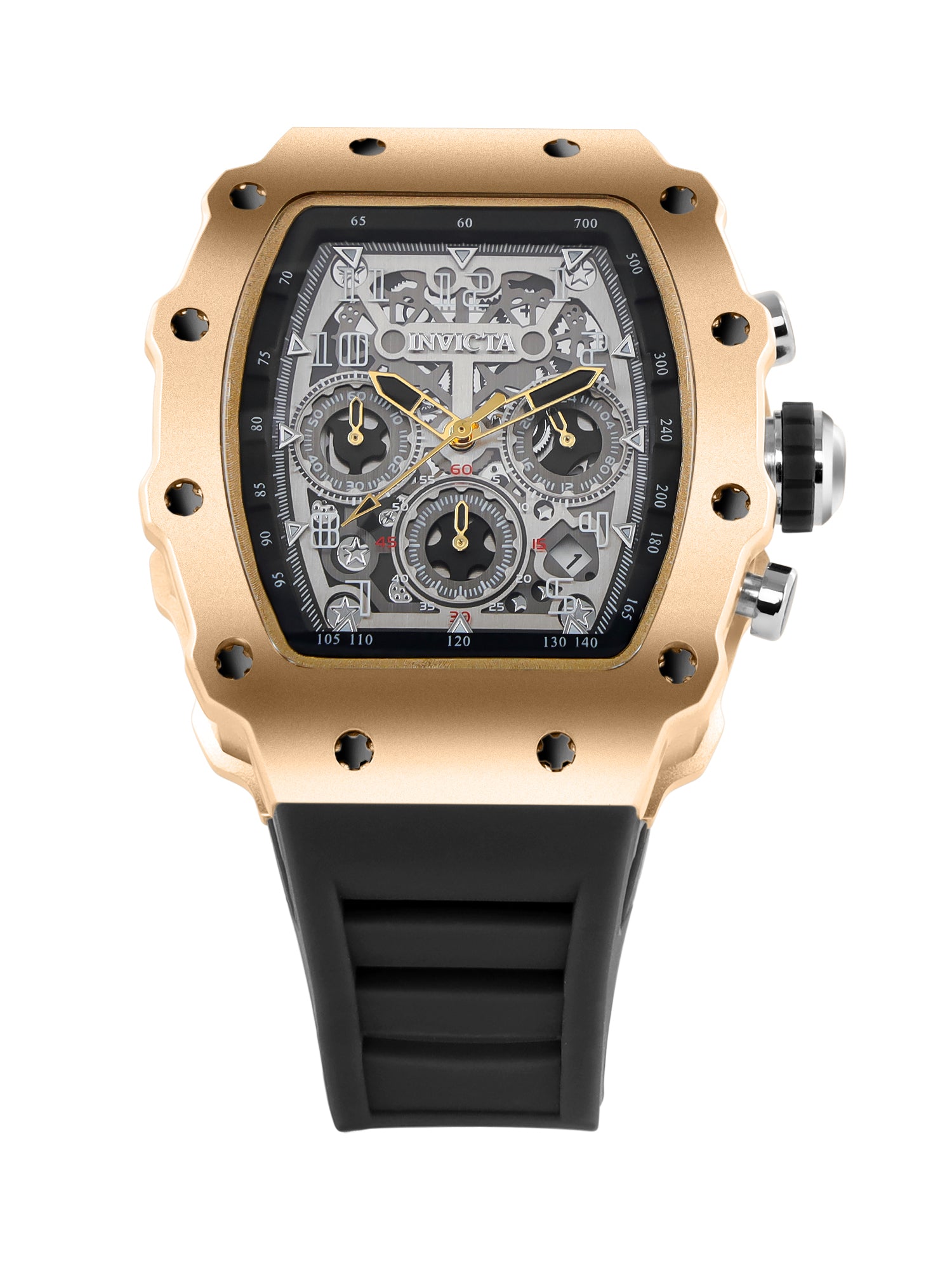 Invicta Racing Quartz Silver Dial Analog Watch For Gents - 69698