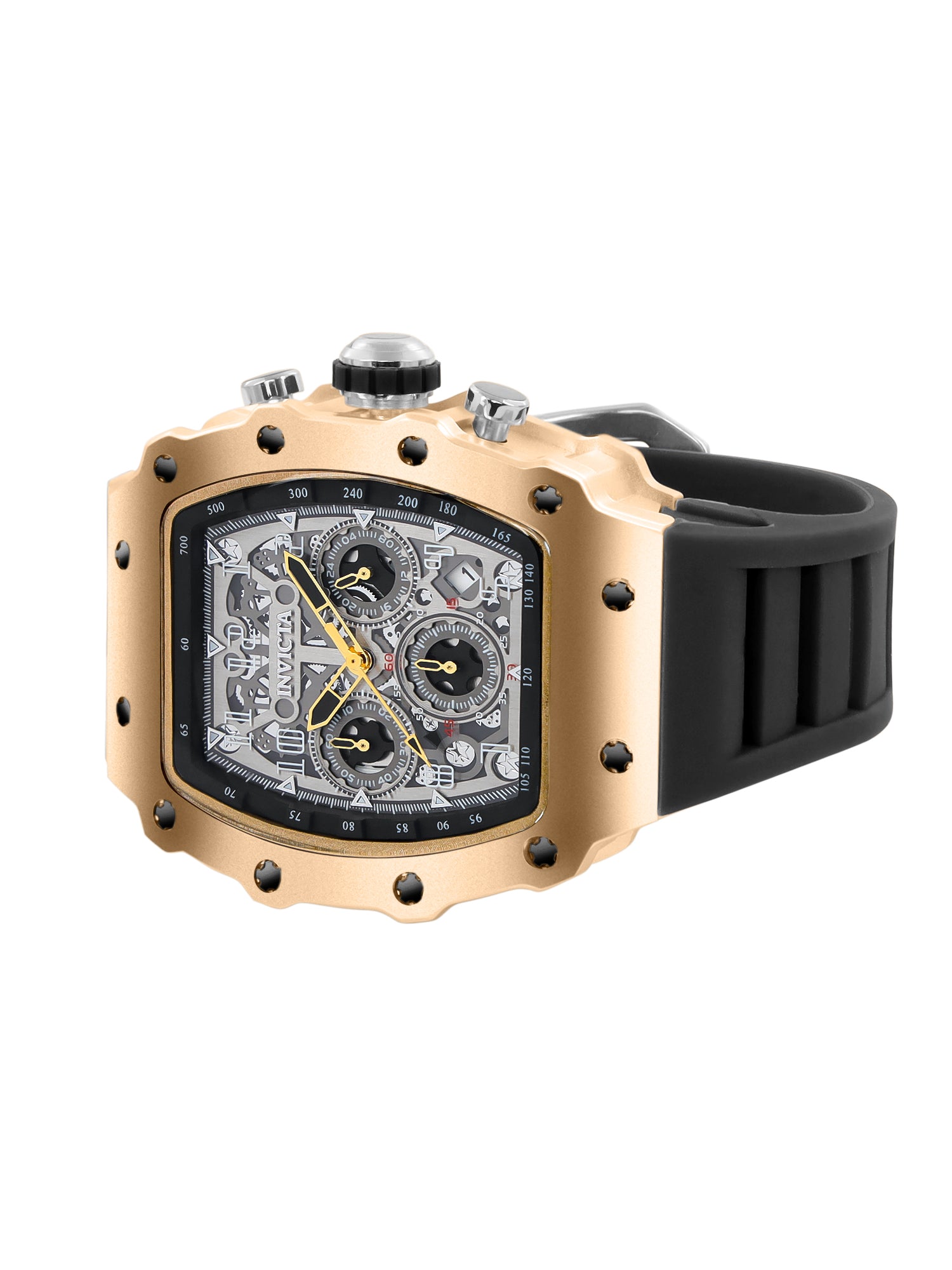 Invicta Racing Quartz Silver Dial Analog Watch For Gents - 69698
