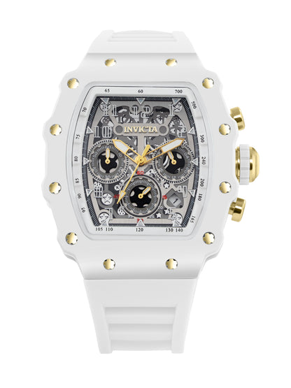 Invicta Racing Quartz Silver Dial Analog Watch For Gents - 69700
