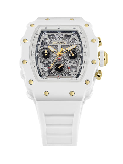 Invicta Racing Quartz Silver Dial Analog Watch For Gents - 69700