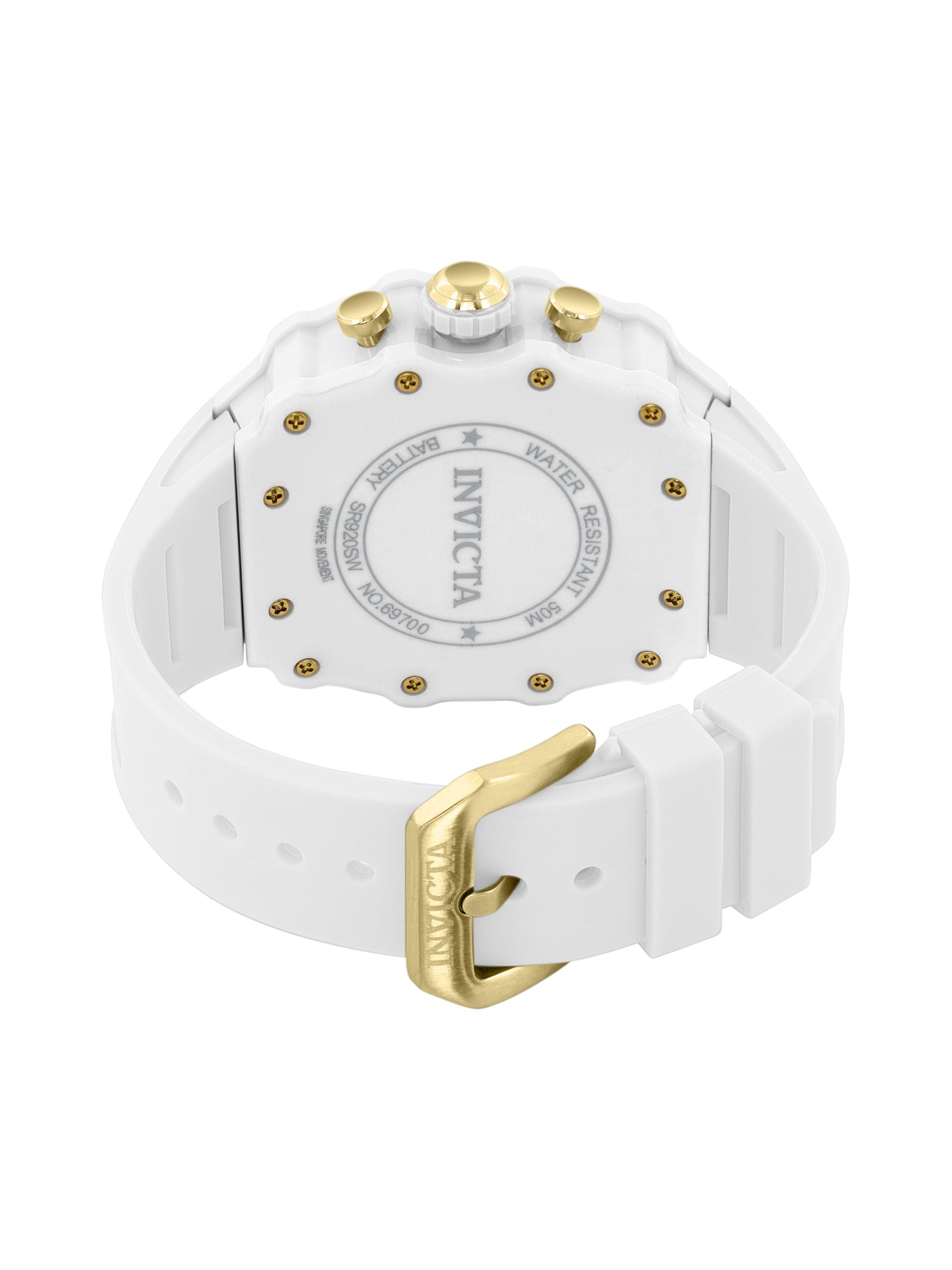 Invicta Racing Quartz Silver Dial Analog Watch For Gents - 69700