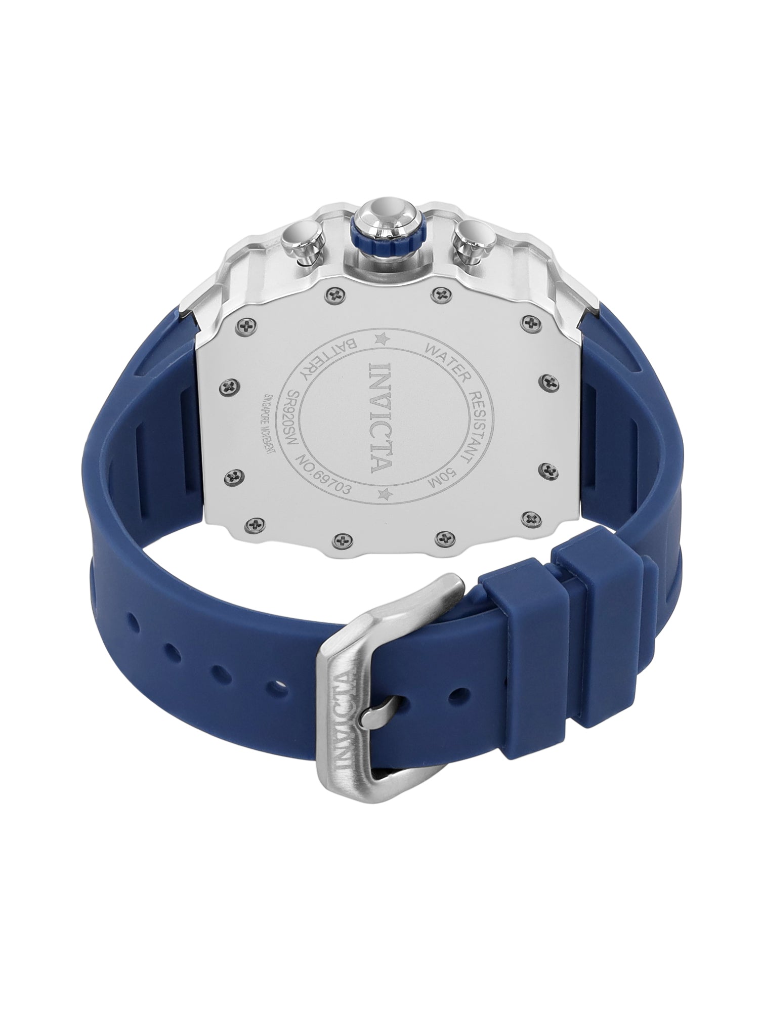 Invicta Racing Quartz Silver Dial Analog Watch For Gents - 69703