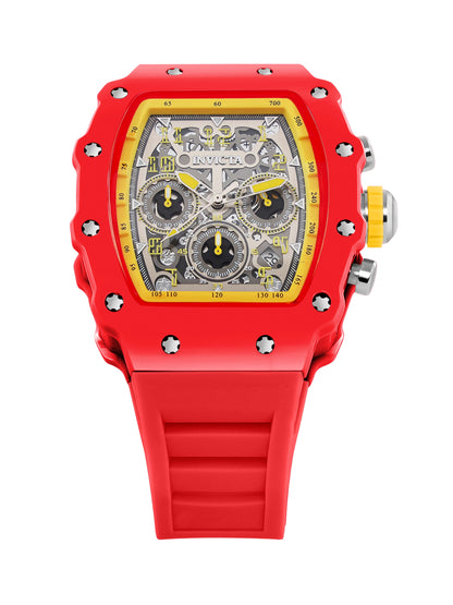 Invicta Racing Quartz Silver Dial Analog Watch For Gents - 69737