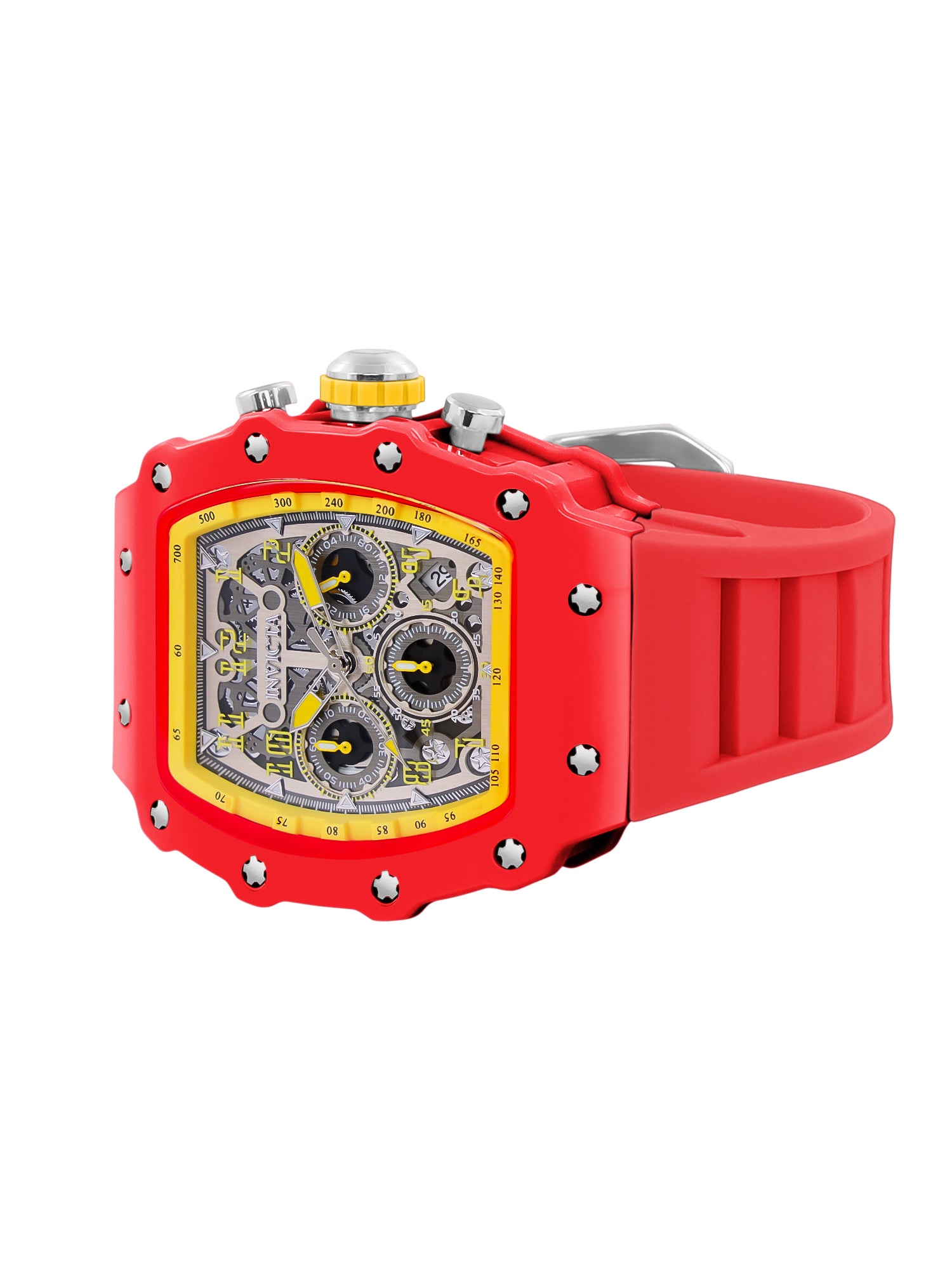 Invicta Racing Quartz Silver Dial Analog Watch For Gents - 69737