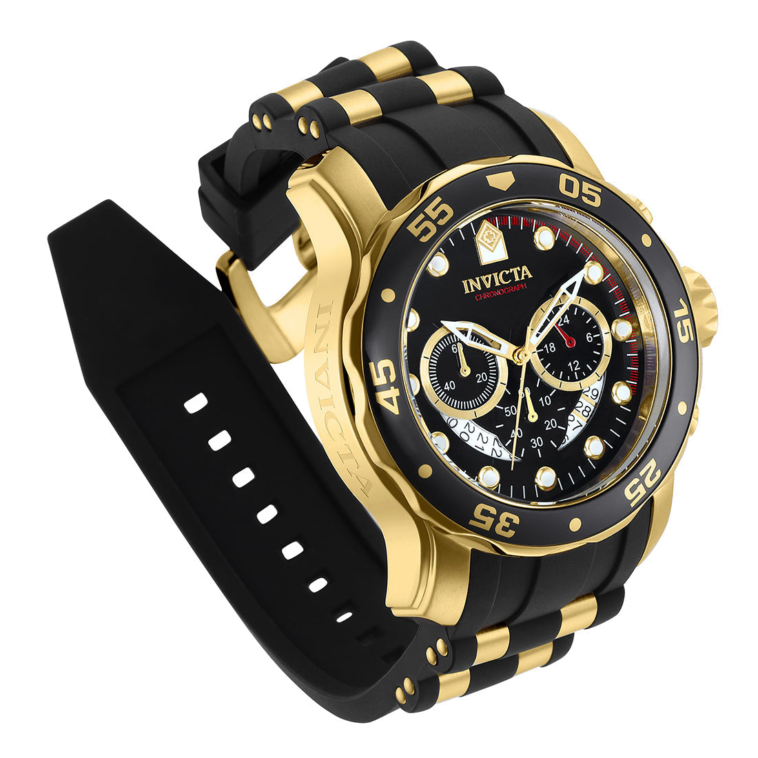 Invicta Pro-Diver Analog Black Dial MenS Watch-6981