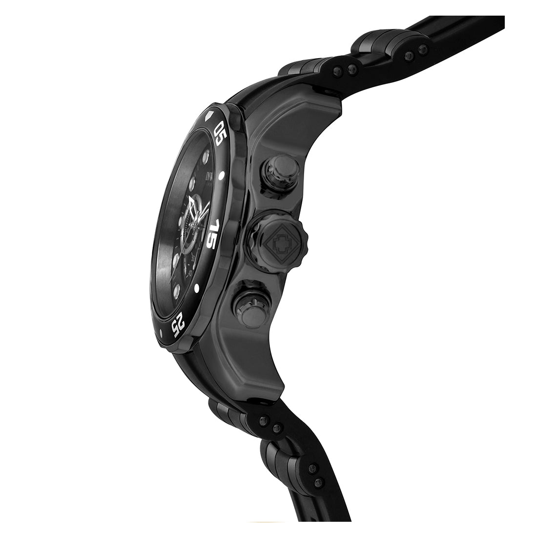 Invicta Pro Diver - Scuba MenS Wrist Watch Stainless Steel Quartz Black Dial - 6986