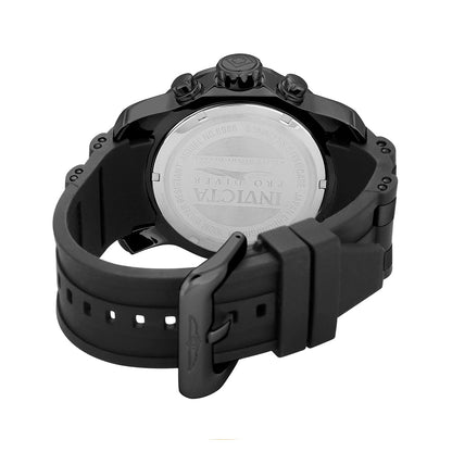 Invicta Pro Diver - Scuba MenS Wrist Watch Stainless Steel Quartz Black Dial - 6986