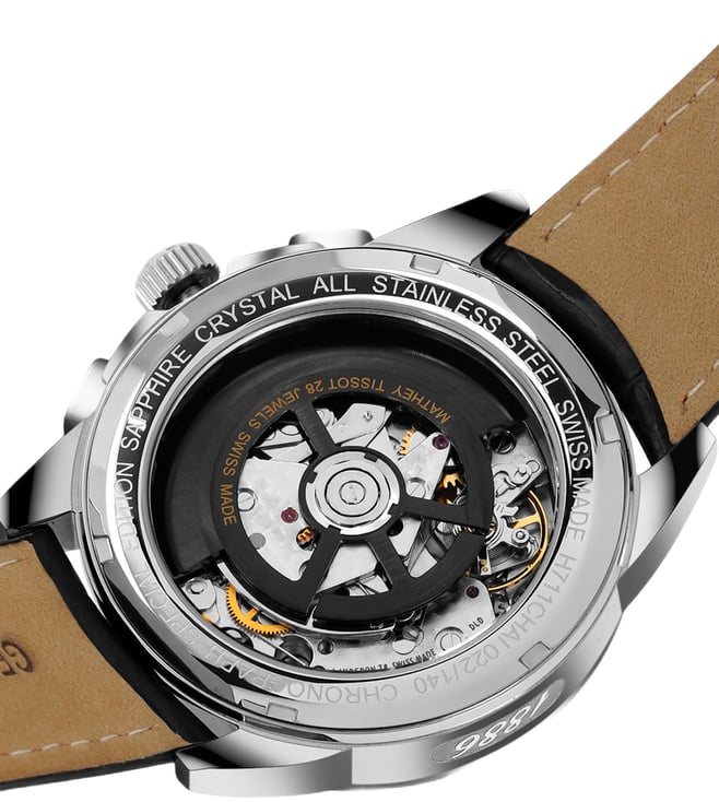 Mathey-Tissot Swiss Made Heritage Automatic White Dial Analog Watch for Gents - H711CHTLAI